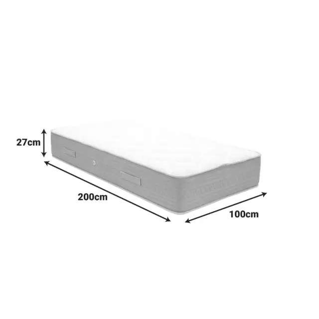 Στρώμα Sleepy pakoworld bonnel spring διπλής όψης 27cm 100x200εκ 3