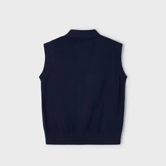 Mini 2 έως 10 ετών Γιλέκο πλεκτό Better Cotton ναυτικό μπλε 3