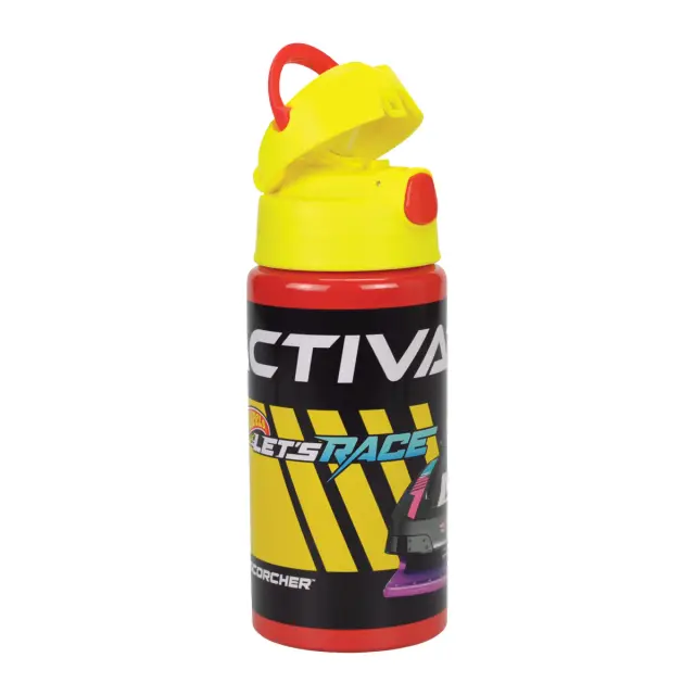 Παγούρι αλουμινίου με καλαμάκι Hot Wheels 500ml 2