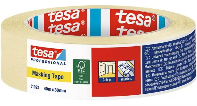 Χαρτοταινία Γενικής Χρήσης Tesa 40m X 30mm/ 70.51023-00013 (Tesa)