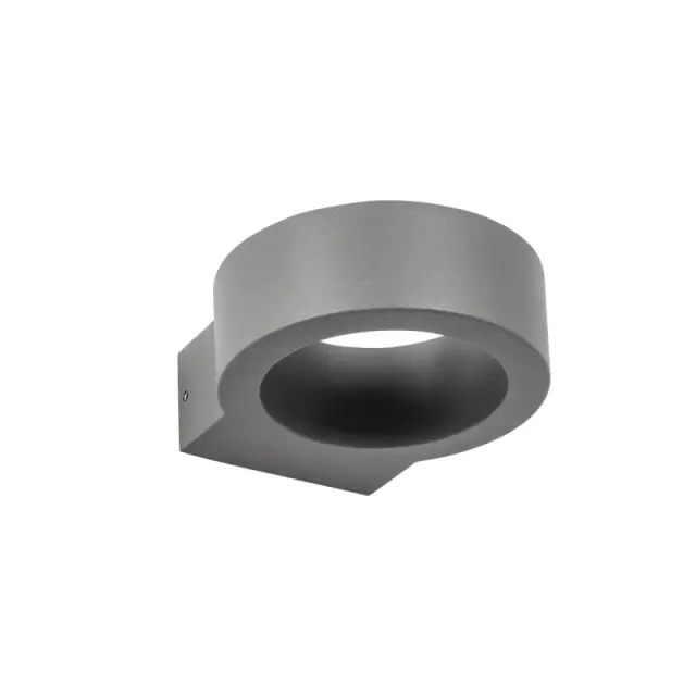 Απλίκα Αρχιτεκτονικού Φωτισμού AURA Up-Down 7Watt Led IP65 Γκρι Ανθρακί Ματ - Μ15 x Π13 x Υ4.5cm KLV-101-0114 3