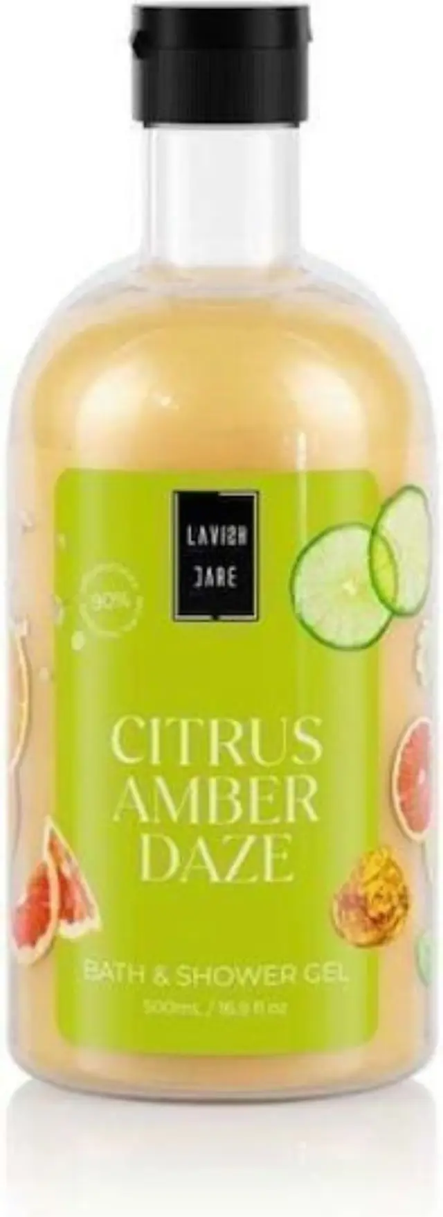 Lavish Care Shower Gel Citrus Amber Daze Αφρόλουτρο με Νότες Εσπεριδοειδών & Κεχριμπαριού, 500ml