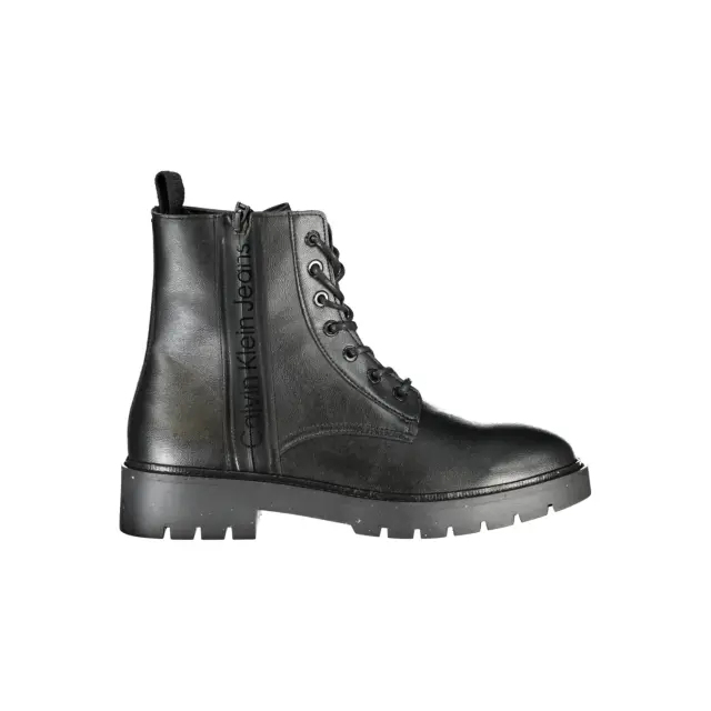 Calvin Klein - Δερμάτινα Ανδρικά Αρβυλάκια Combat Boots YM0YM00843-00X Μαύρα - 42