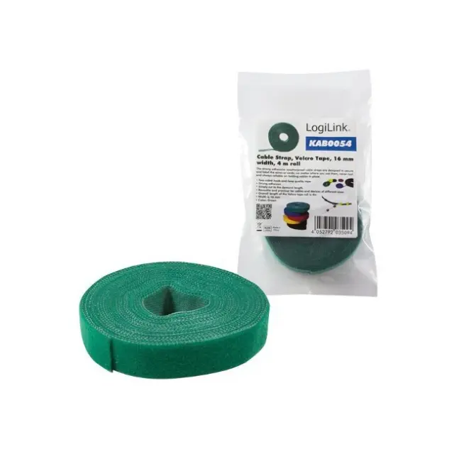 LogiLink Velcro Καλωδίων Green (KAB0054)