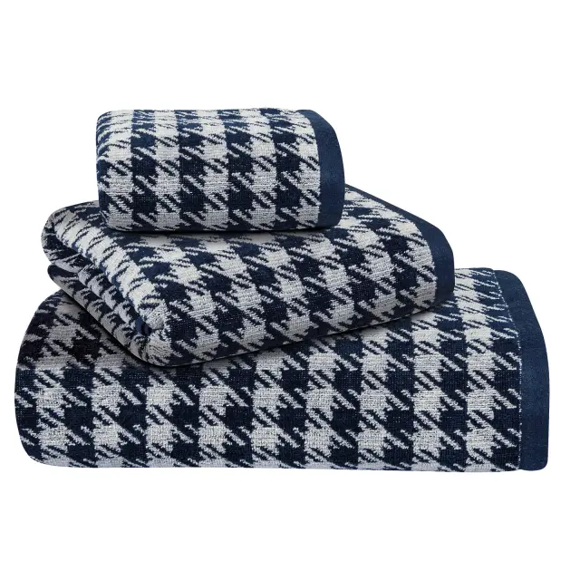 Πετσέτες Σετ 3 Τεμ 30x50-50x90-70x140 500gsm Essential Greenwich Polo Club 3095 Blue-Grey 100% βαμβακερό
