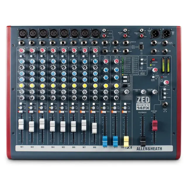 Allen & Heath ZED60-14FX Αναλογική Κονσόλα Μίξης
