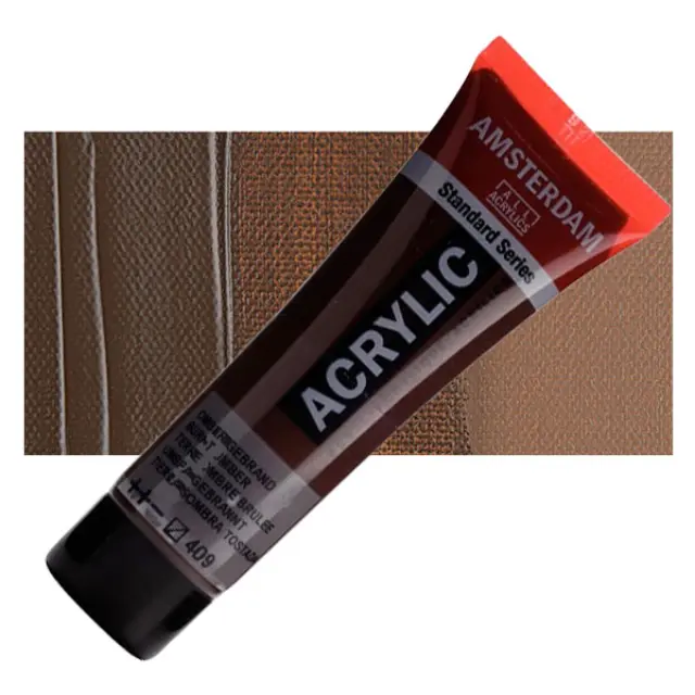 Ακρυλικό Talens Amsterdam 409 Burnt Umber - 20ml