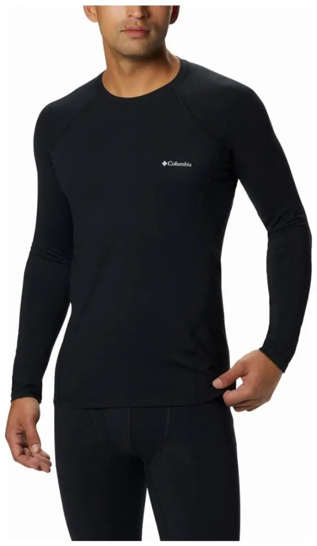 Midweight Stretch Black Ανδρική Ισοθερμική Μπλούζα Columbia - 1638591-010