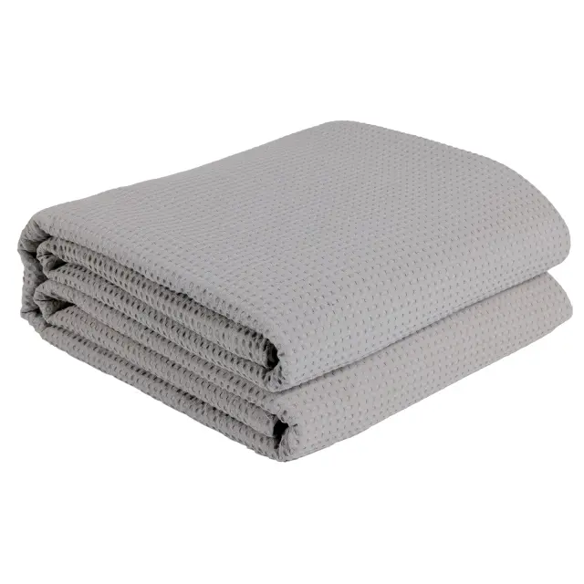 Κουβέρτα 240x260 King Size Das Home 0496 Grey 90% Βαμβάκι-10% Πολυέστερ 2