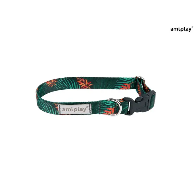 Amiplay- Adjustable Collar BeHappy- Jungle - Medium 2x35-50cm