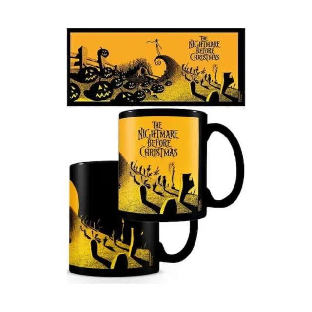 Pyramid Int. Heat Changing Mug: The Nightmare Before Christmas (Graveyard scene)