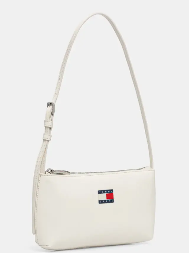 Γυναικεία Τσάντα Ώμου Tommy Hilfiger AW0AW17866-YBI Ιβουάρ Μπεζ - One Size 2