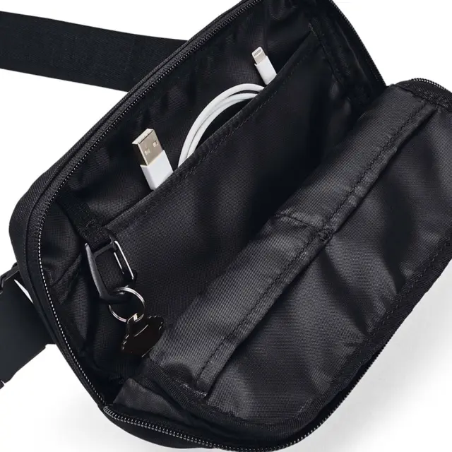 Under Armour Adult Loudon Xbody Waist Bag Μαύρο 1378418-001 (Under Armour) - One Size 3
