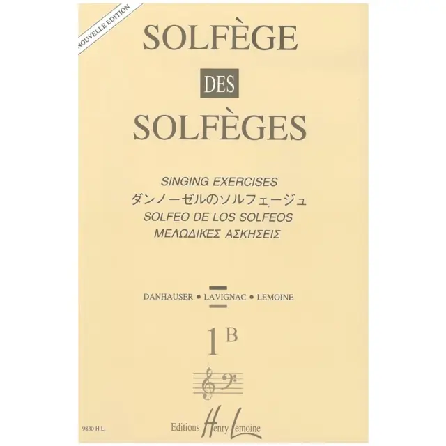 Lemoine Solfege 1B