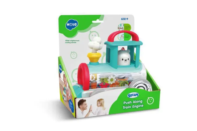 Συρόμενο Παιχνίδι Train Engine Hola Toys E7995A 3800146223953 2