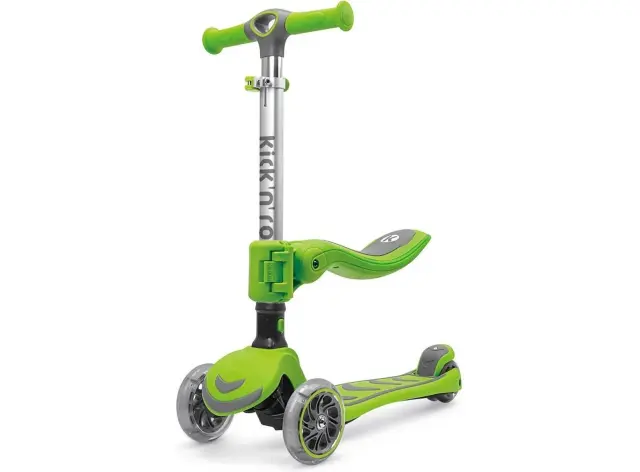 Freeon Kick & Roll Παιδικό Πατίνι & Ποδήλατο Ισορροπίας 2 σε 1 Green