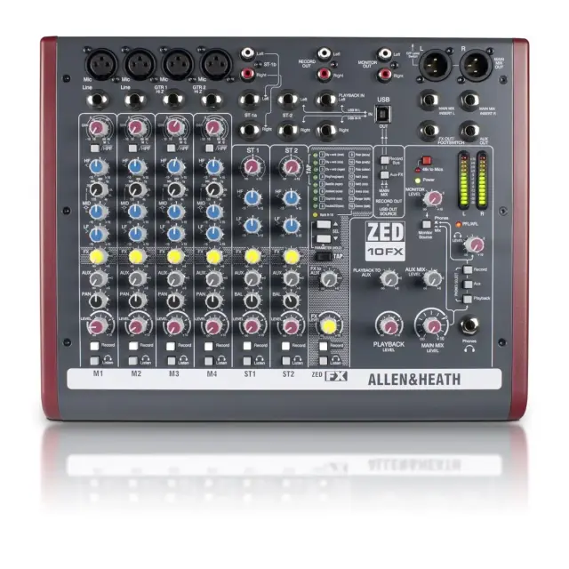 Allen & Heath ZED-10FX Αναλογική Κονσόλα Μίξης