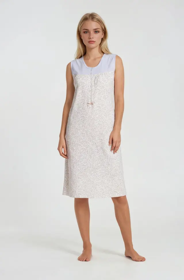 S965 - Type - NIGHTGOWN CLASSIC PETIT FLOWER - M 2