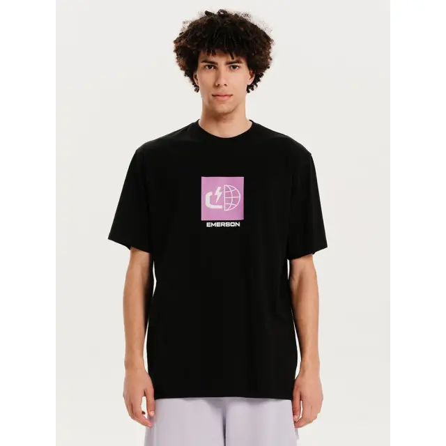 Emerson Men's SS T-Shirt (251.EM33.39-Black) - Μαύρο