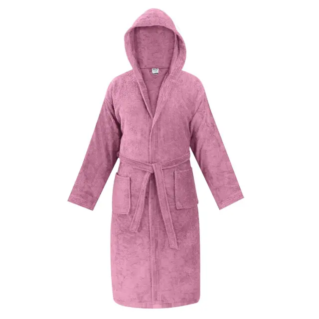 Μπουρνούζι με κουκούλα Madi Olia Nude Pink XXLarge