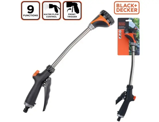 Πιστόλι Νερού Black+Decker με 9 διαφορετικές ρυθμίσεις 8424821000000000 2