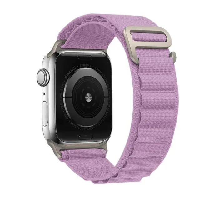 Nylon Λουράκι για Apple Watch 38/40/41/42(Series 10/11/12)mm- Light Purple OEM