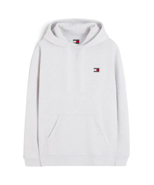Tommy Hilfiger - Ανδρικό Φούτερ Badge Fleece Drawstring Regular Fit DM0DM23606-P08 Γκρι