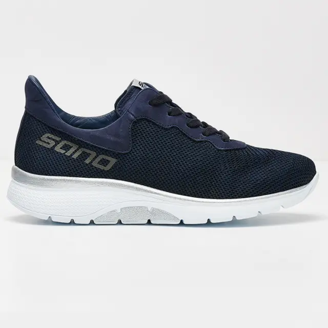Mephisto Sneakers Γυναικείο ύφασμα/δέρμα Nubuck Μπλέ SAN/NEPHELINE NAVY - 36