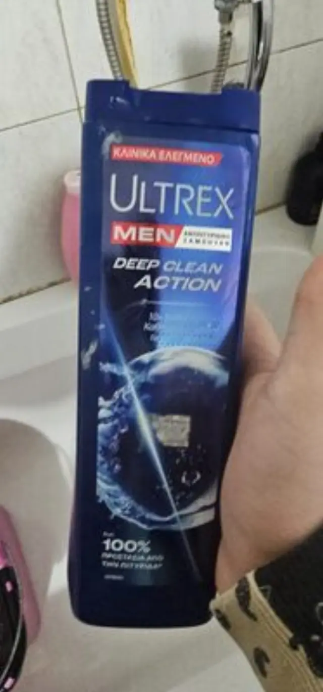 Ultrex Men Deep Clean Action Αντιπιτυριδικό Σαμπουάν για Κανονικά Μαλλιά 360ml
