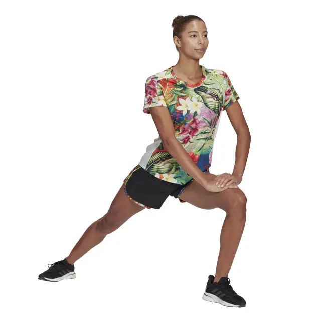 Adidas Own The Run Floral Tee GK6970 - S 2