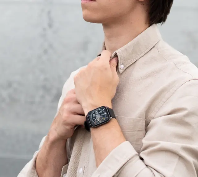 Maxcom Smartwatch FW25 Arsen Pro 1.96" 230mAh IP67 με Δυνατότητα Κλήσεων Μαύρο Matt Silicon Band 3