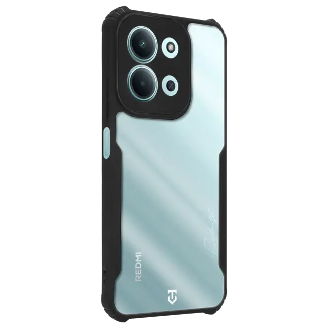 Tactical Quantum Stealth Cover for Xiaomi Redmi 15C 4G/5G Clear/Black 2