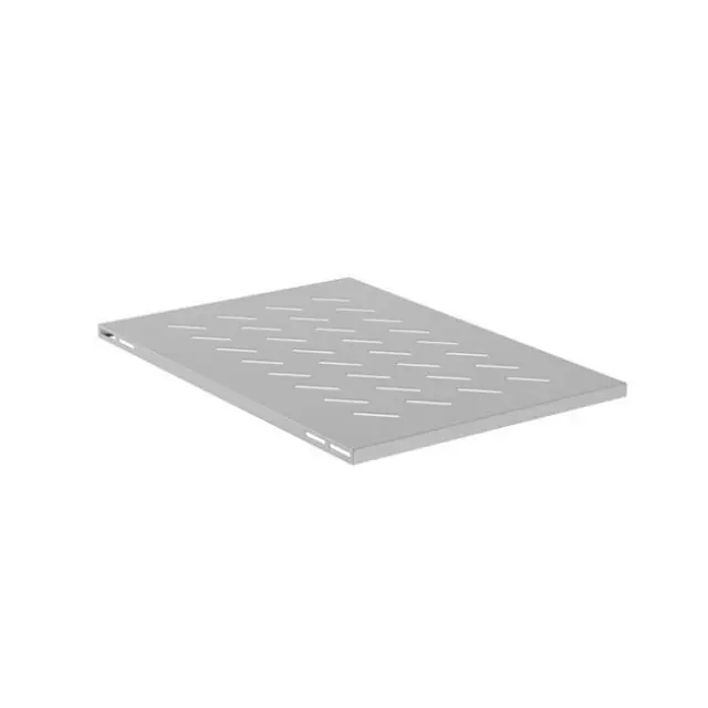 Lanberg 19" Fixed Shelf 1U 480X675mm Max Load Capacity 120KG Gray (AK-1018-S)