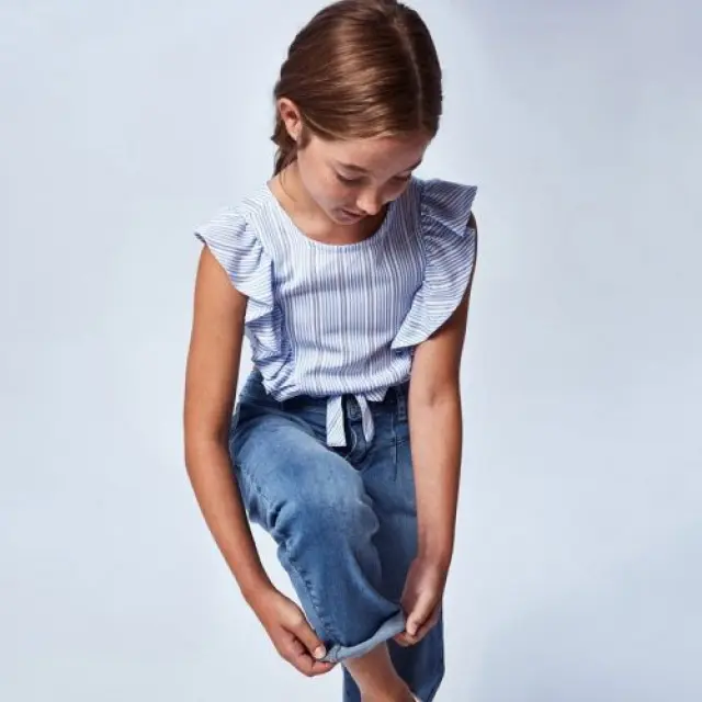Mini 2 έως 10 ετών Παντελόνι μακρύ slouchy τζιν - 10Ε 2