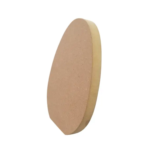 Αυγό MDF επιτραπέζιο με στήριξη, 17x15x1,9cm