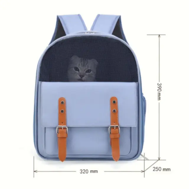 Backpack-Τσάντα Μεταφοράς Κατοικιδίων - ΜΠΛΕ