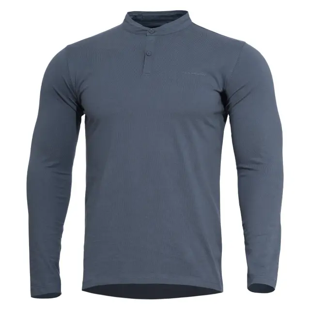 Pentagon Romeo 2.0 Henley Shirt-Μπλούζα για Τακτική -Καθημερινή Χρήση - 76-Charcoal Blue-Μπλε