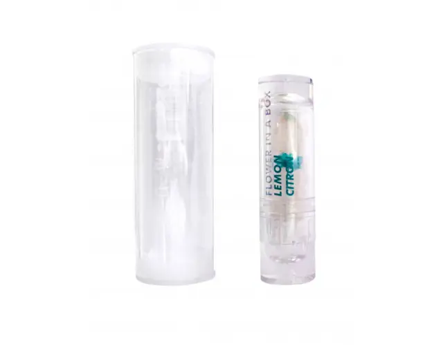 Inuwet Flower in a Box Lip Balm Lemon Βάλσαμο Χειλιών που Αλλάζει Χρώμα με Αληθινό Λουλούδι 3g 2