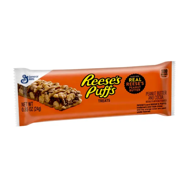 General Mills Reese's Puffs Peanut Butter & Cocoa Cereal Bar 24gr (ΠΡΟΣΟΧΗ! Λιώνει!)