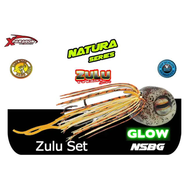 X-Paragon Zulu Natura Slider Set για Tai Rubber 60gr GLOW NATURA BG