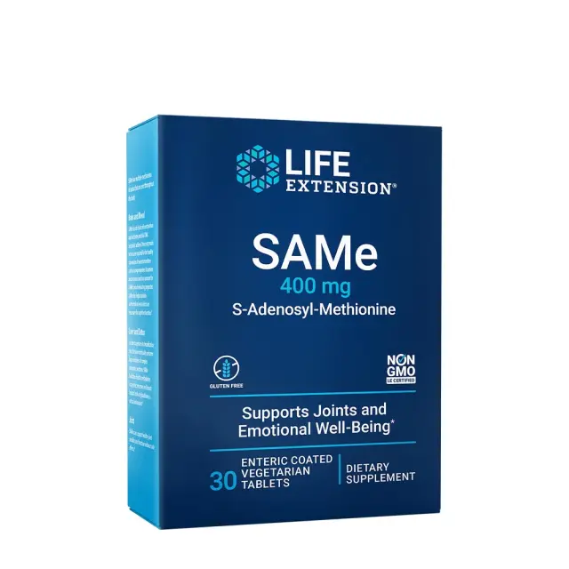 Life Extension SAMe 400 mg (S-Adenosyl-Methionine) 30 Tablets