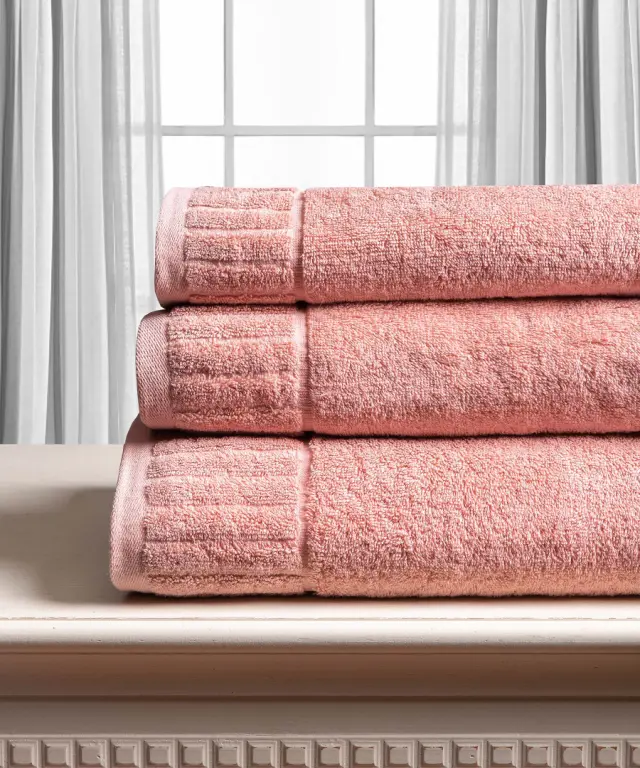 Βαμβακερή πετσέτα ΜΕΛΩΔΙΑ 600gsm (50cm x 100cm) dusty rose - -