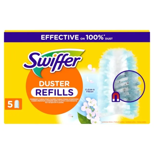 Swiffer Duster φτερά ξεσκονίσματος ανταλλακτικά clean & fresh 5τεμ 3