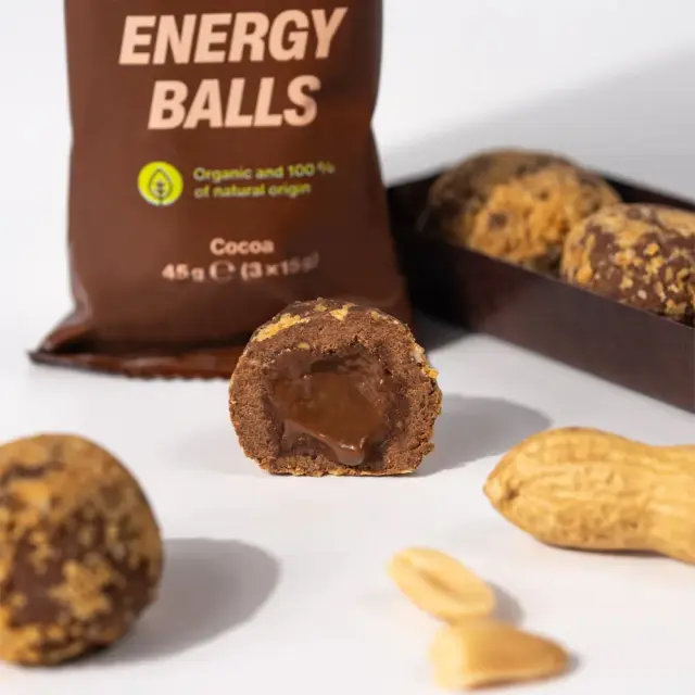 Vilgain Plant Protein Energy Balls BIO Cocoa Peanut 3