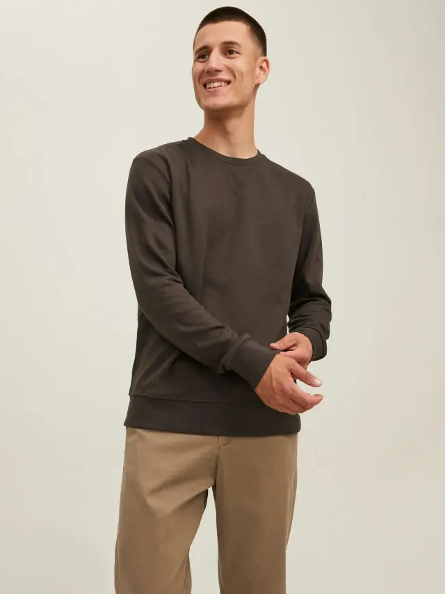 JJEBASIC SWEAT CREW NECK NOOS Mulch 2