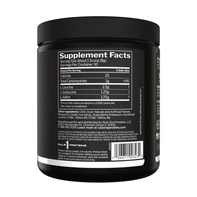 Rule1 BCAAs peach-mango, 30-servings 3