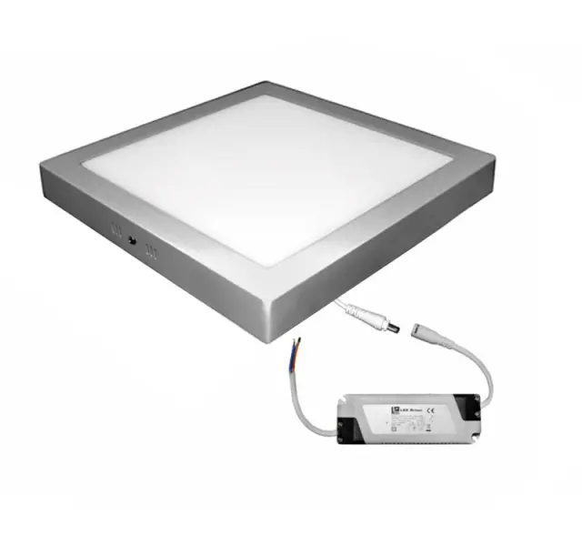 LED ΦΩΤΙΣΤΙΚΟ ΟΡΟΦΗΣ ΑΛΟΥΜΙΝΙΟΥ ΤΕΤΡΑΓΩΝΟ 30W 3000K ΑΣΗΜΙ