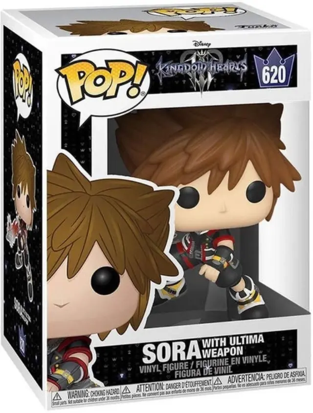 Φιγούρα Funko Pop! Games: Kingdom Hearts 3 - Sora (With Ultima Weapon) #620 Vinyl Figure 2