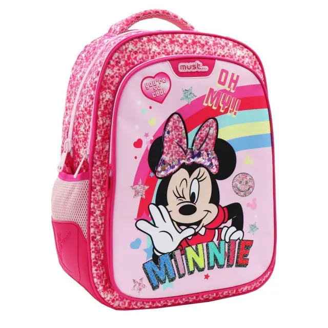 Σχολική Τσάντα Πλάτης Must Disney Minnie Mouse Oh My Minnie Πολύχρωμη Μ32xΠ18xΥ43cm/ 0562944 (Must)