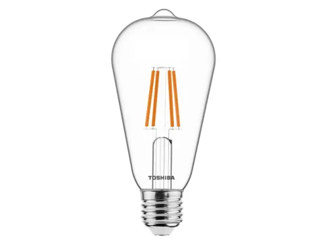 Toshiba LED Filament ST64 E27 4.5W 2700K Dimmable (DELS-STW44P567DF11) 2